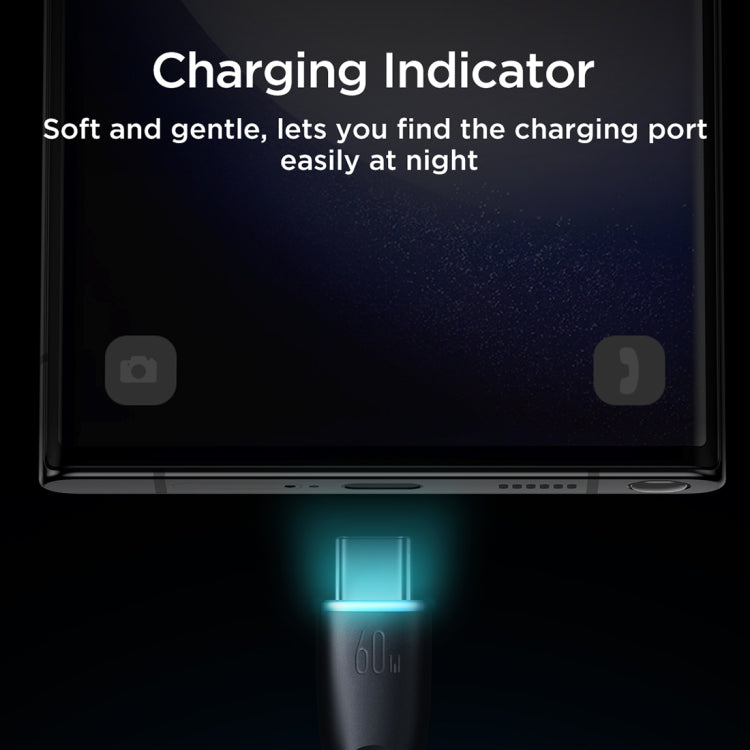 JOYROOM SA32-CC3 Starry Series 60W USB-C / Type-C to USB-C / Type-C Fast Charging Data Cable, Length:1m(Black) - USB-C & Type-C Cable by JOYROOM | Online Shopping South Africa | PMC TechLife