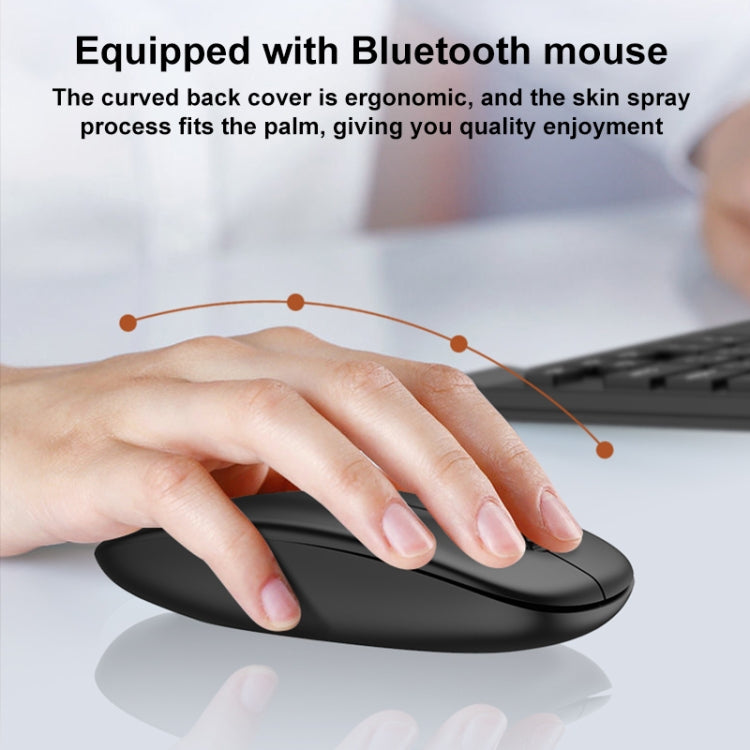 For Honor Magic V2 GKK Bluetooth Keyboard + Folding Holder + Capacitive Pen + Bluetooth Mouse(Black) - Others Keyboard by GKK | Online Shopping South Africa | PMC TechLife | Buy Now Pay Later Mobicred