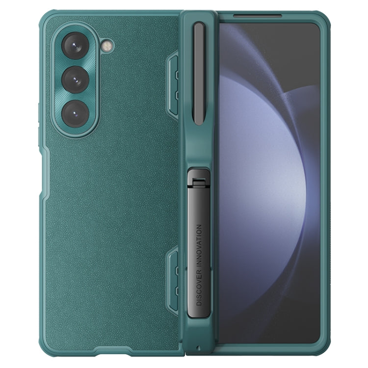 For Samsung Galaxy Z Fold5 NILLKIN CamShield Fold Series PC + TPU Phone Case with Pen Slot(Green) - free shipping - PMC TechLife - Order now!