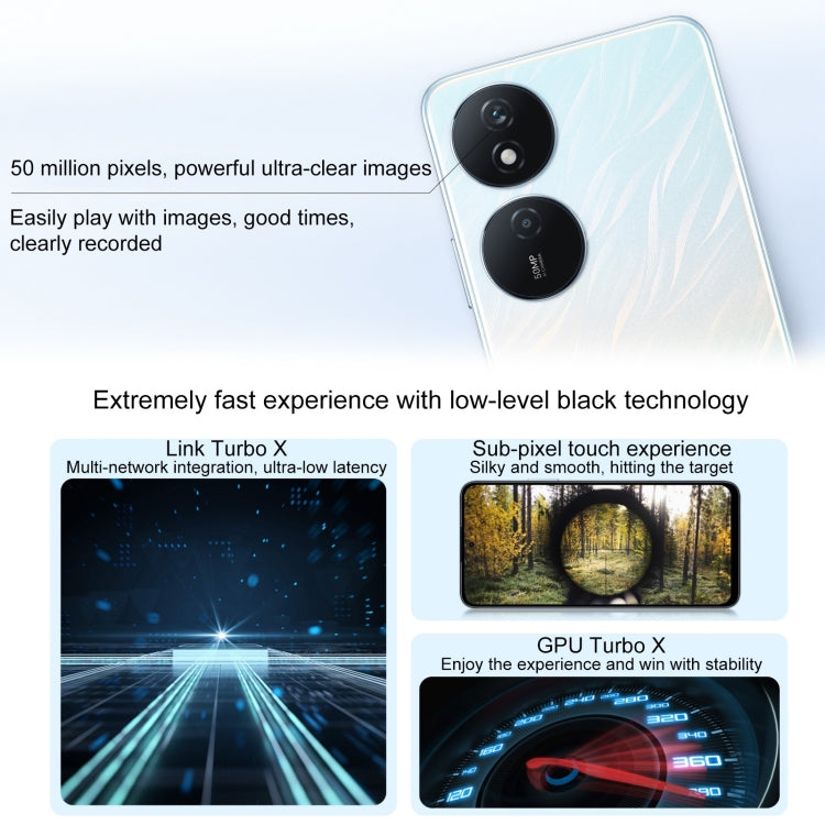 Honor Play8T, 12GB+256GB,  6.8 inch MagicOS 7.2 Dimensity 6080 Octa Core up to 2.4GHz, Network: 5G, OTG, Not Support Google Play(Green) - free shipping - PMC TechLife - Order now!