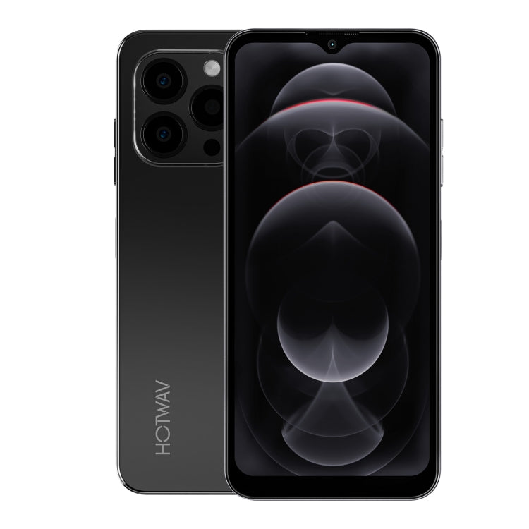 HOTWAV Note 13 Pro, 8GB+256GB, Side Fingerprint Identification, 6.6 inch Android 13 UMS9230 T606 Octa Core up to 1.6GHz, Network: 4G, NFC, OTG(Black) - free shipping - PMC TechLife - Order now!
