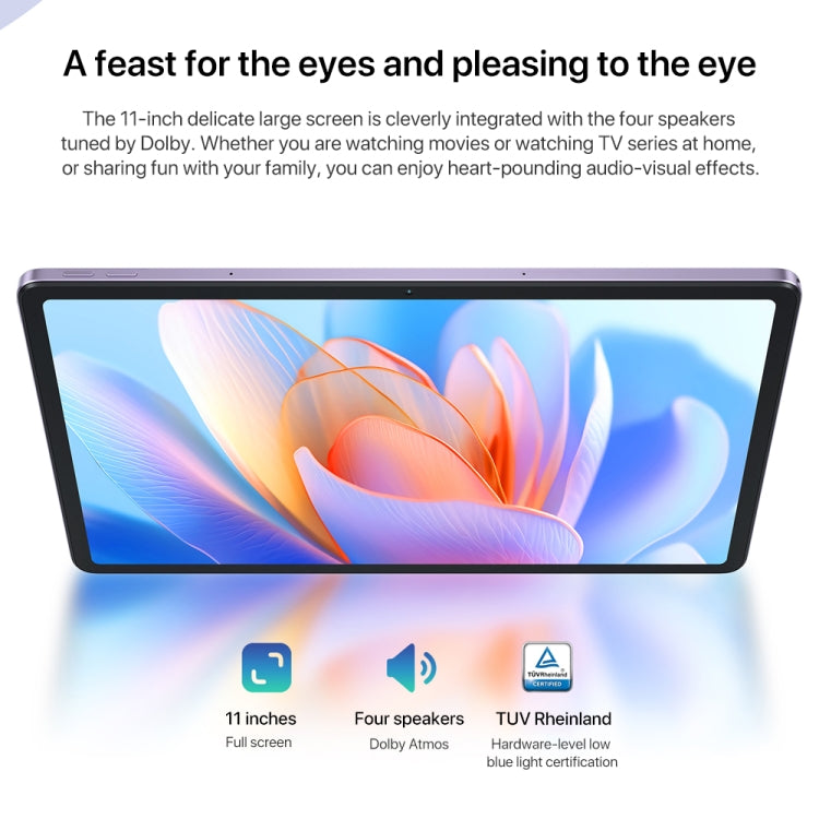 Lenovo Xiaoxin Pad 2024 11 inch WiFi Tablet, 8GB+128GB, Android 13, Qualcomm Snapdragon 685 Octa Core, Support Face Identification(Dark Grey) - free shipping - PMC TechLife - Order now!