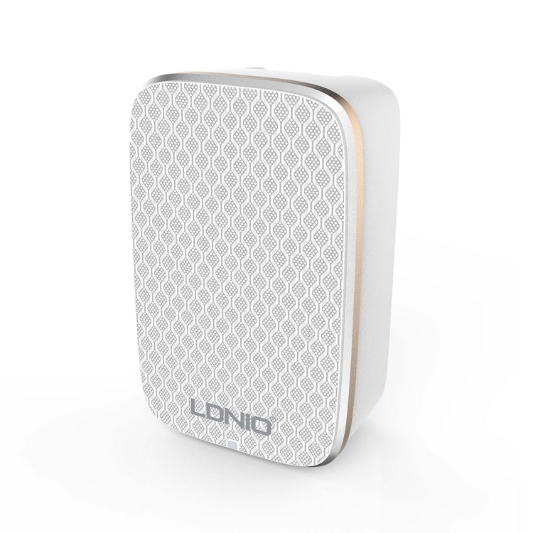 LDNIO A2204 2 in 1 12W Dual USB Interface Travel Charger Mobile Phone Charger with 8 Pin Data Cable, US Plug - free shipping - PMC TechLife - Order now!