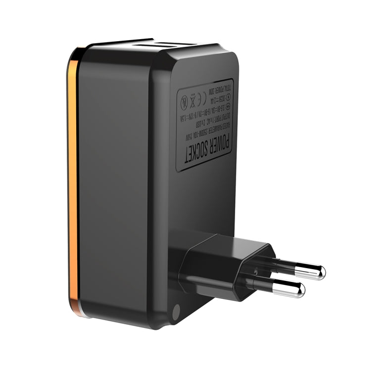 LDNIO SC1205 Universal Conversion Socket + QC3.0 USB + USB Interfaces Multifunction Travel Charger Mobile Phone Charger, EU Plug - USB Charger by LDNIO | Online Shopping South Africa | PMC TechLife | Buy Now Pay Later Mobicred