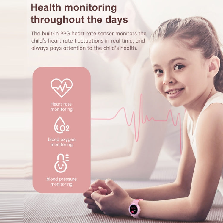 HT19 1.2 inch Round Screen IP68 Children Smart Watch, Support Sleep Monitoring(White) - Smart Watches by PMC TechLife | Online Shopping South Africa | PMC TechLife