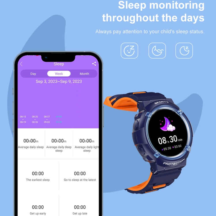 HT19 1.2 inch Round Screen IP68 Children Smart Watch, Support Sleep Monitoring(White) - Smart Watches by PMC TechLife | Online Shopping South Africa | PMC TechLife