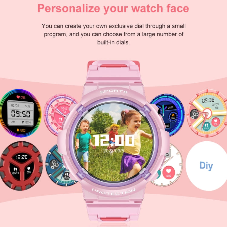 HT19 1.2 inch Round Screen IP68 Children Smart Watch, Support Sleep Monitoring(Pink) - Smart Watches by PMC TechLife | Online Shopping South Africa | PMC TechLife