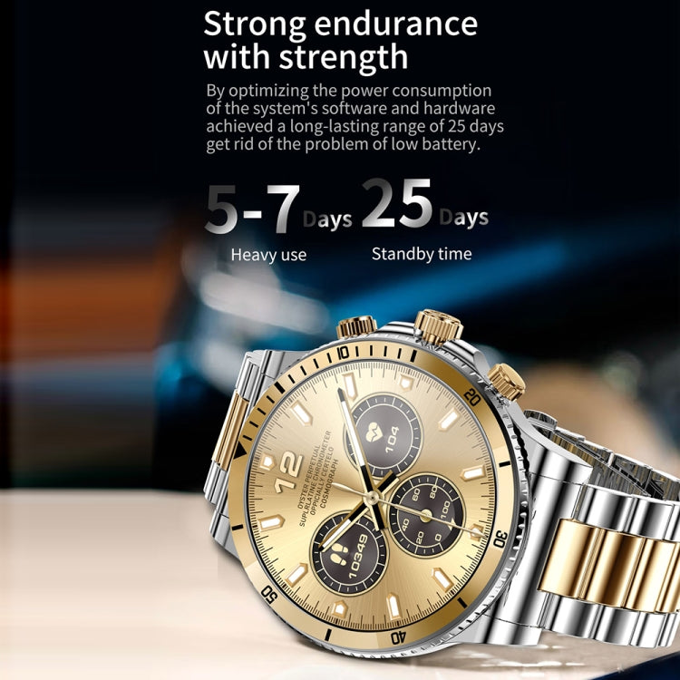 L67 Pro 1.53 inch Steel Band Smart Watch, Support Sleep / Heart Rate Monitoring(Silver) - Smart Watches by PMC TechLife | Online Shopping South Africa | PMC TechLife