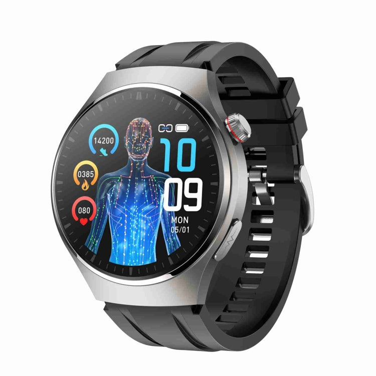 MT200 1.43 inch AMOLED IP67 Smart Call Watch, Support ECG/Body Temperature/Blood Glucose Monitoring(Silver) - Smart Watches by PMC TechLife | Online Shopping South Africa | PMC TechLife