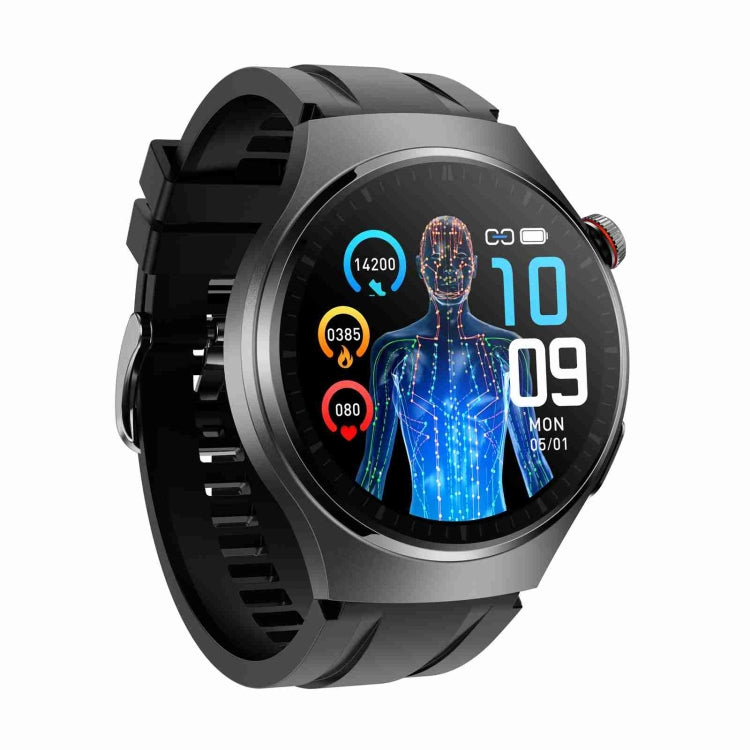 MT200 1.43 inch AMOLED IP67 Smart Call Watch, Support ECG/Body Temperature/Blood Glucose Monitoring(Black) - free shipping - PMC TechLife - Order now!