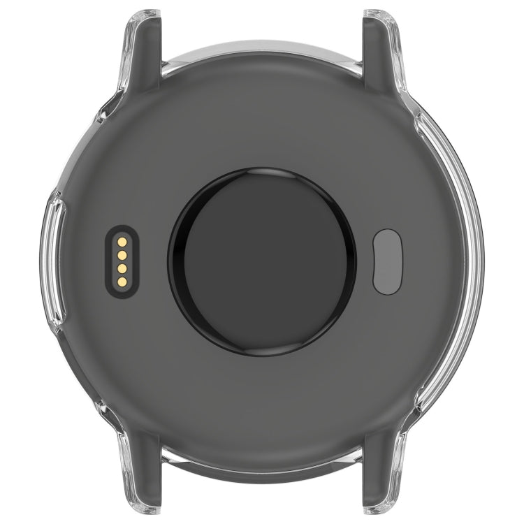 For Garmin vivoactive 5 / Active 5 PC + Tempered Film Integrated Watch Protective Case(Transparent) - Watch Cases by PMC TechLife | Online Shopping South Africa | PMC TechLife