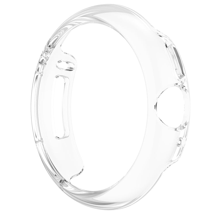 For Google Pixel Watch 2 Half Pack Hollow PC Watch Protective Case(Transparent White) - Watch Cases by PMC TechLife | Online Shopping South Africa | PMC TechLife