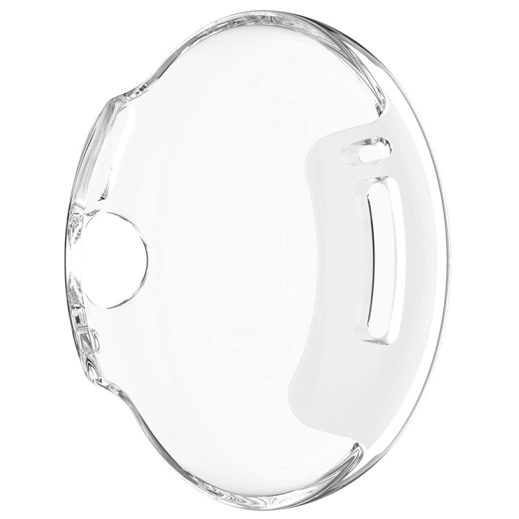 For Google Pixel Watch 2 Full Coverage TPU Electroplated Watch Protective Case(Transparent White) - Watch Cases by PMC TechLife | Online Shopping South Africa | PMC TechLife