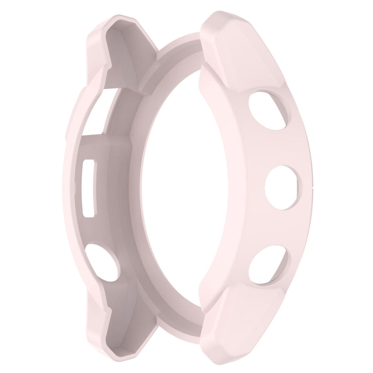 For Garmin Tactix 7 Amoled Armor Hollow TPU Watch Protective Case(Light Pink) - Watch Cases by PMC TechLife | Online Shopping South Africa | PMC TechLife