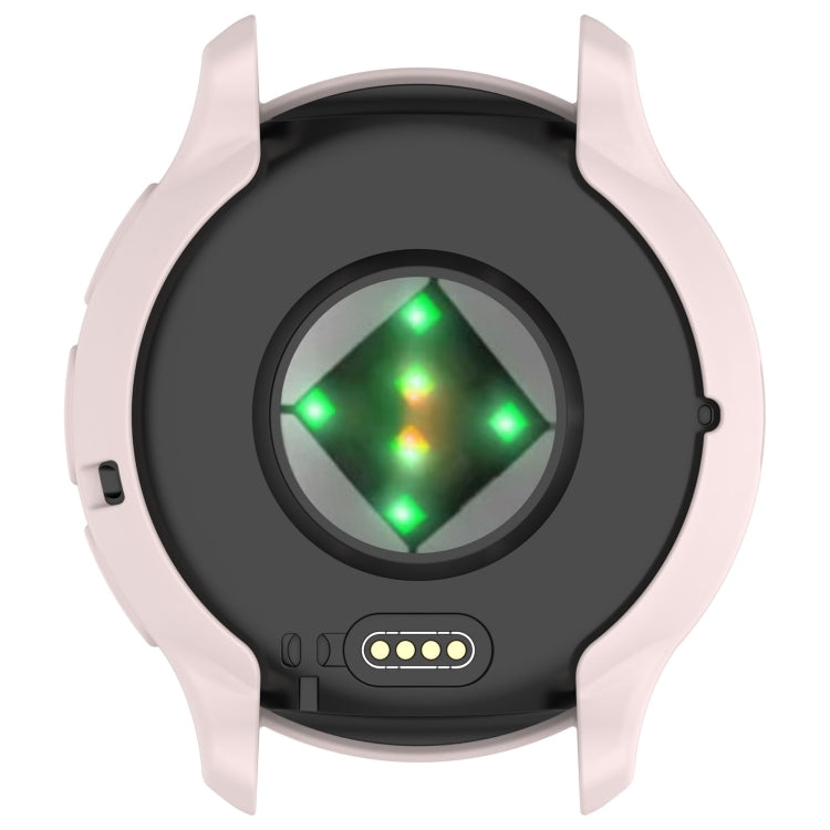 For Garmin Venu 3S Half Pack Hollow TPU Armor Watch Protective Case(Light Pink) - Watch Cases by PMC TechLife | Online Shopping South Africa | PMC TechLife