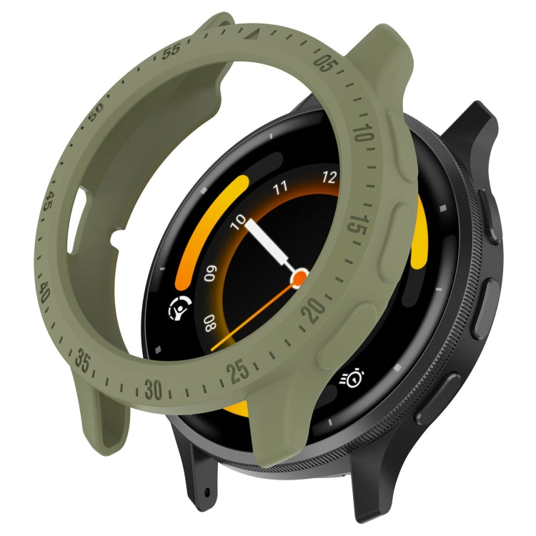 For Garmin Venu 3 Half Pack Hollow TPU Armor Watch Protective Case(Green) - Watch Cases by PMC TechLife | Online Shopping South Africa | PMC TechLife