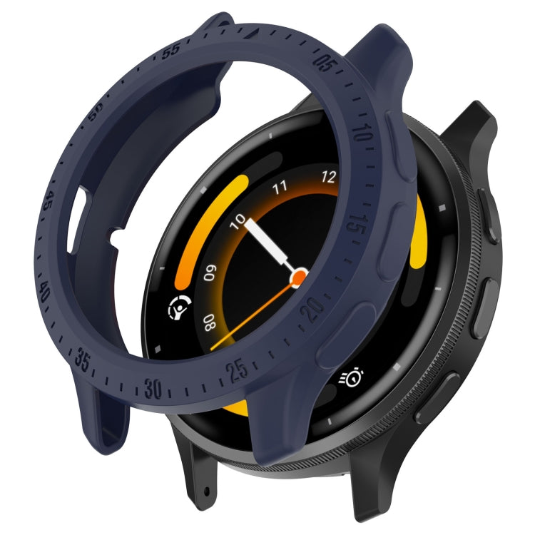 For Garmin Venu 3 Half Pack Hollow TPU Armor Watch Protective Case(Dark Blue) - Watch Cases by PMC TechLife | Online Shopping South Africa | PMC TechLife