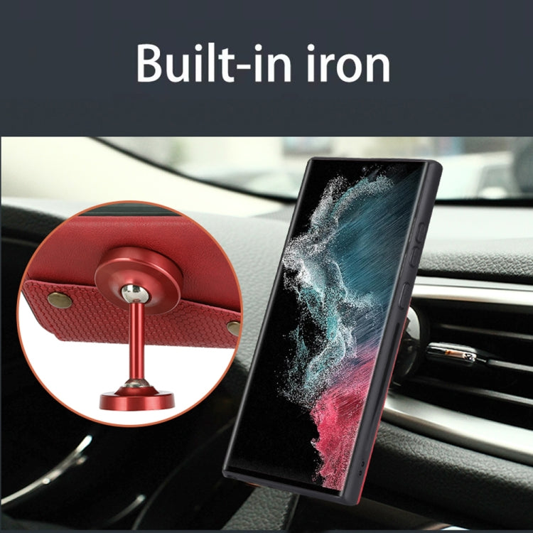 For Samsung Galaxy S24 Ultra 5G Double Buckle Card Slots Magnetic Phone Case(Black) - Galaxy S24 Ultra 5G Cases by PMC TechLife | Online Shopping South Africa | PMC TechLife | Buy Now Pay Later Mobicred