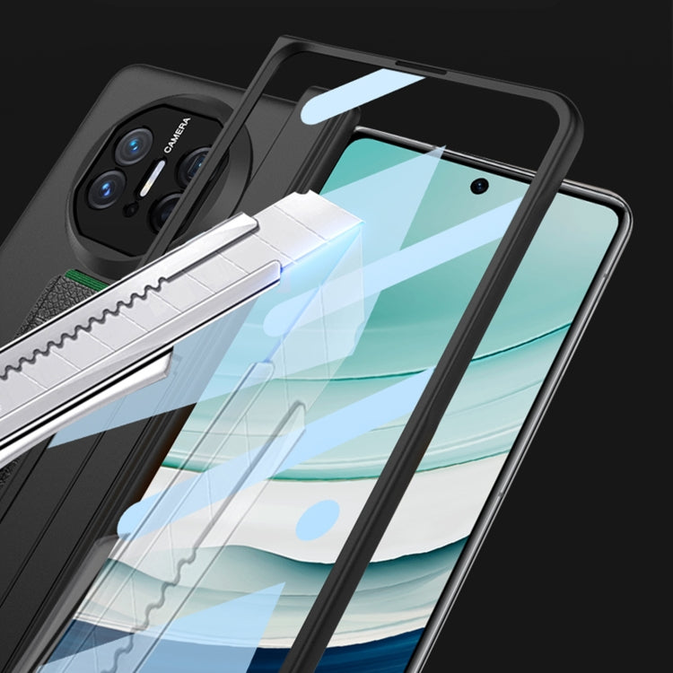 For Huawei Mate X5 GKK Wristband Integrated HD Film Magnetic Hinge Phone Case(Silver) - free shipping - PMC TechLife - Order now!
