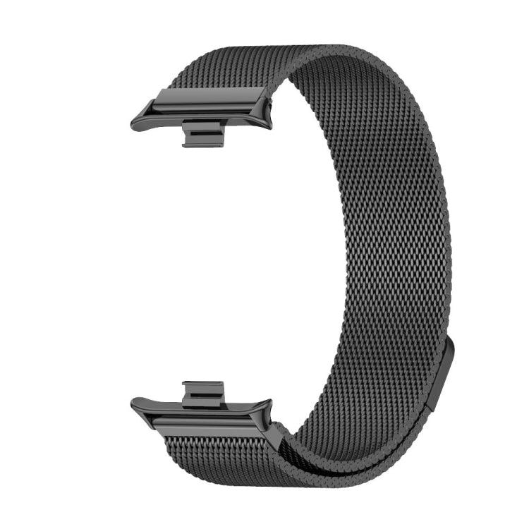 For Xiaomi Smart Band 9 Pro / 8 Pro Mijobs Milan Magnetic Stainless Steel Watch Band(Black) - Watch Bands by MIJOBS | Online Shopping South Africa | PMC TechLife | Buy Now Pay Later Mobicred