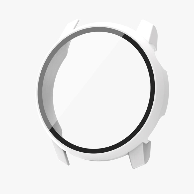 For COROS Pace 3 PC + Tempered Film Integrated Watch Protective Case(White) - Watch Case by PMC TechLife | Online Shopping South Africa | PMC TechLife