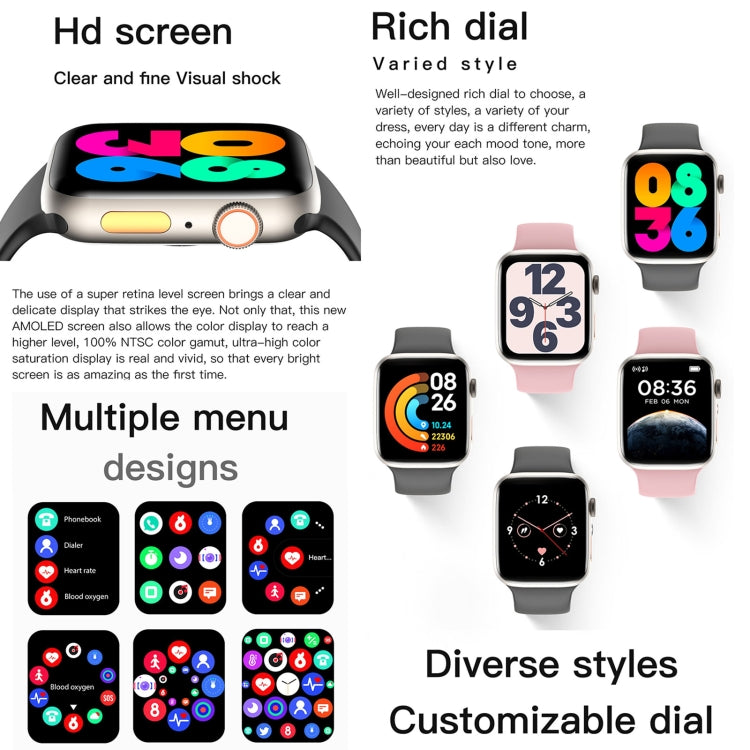 Q9 Smart Bracelet, 2.01 inch Waterproof Smart Watch, BT Call / Heart Rate / Blood Pressure / Blood Oxygen(Black Gold) - Smart Watches by PMC TechLife | Online Shopping South Africa | PMC TechLife