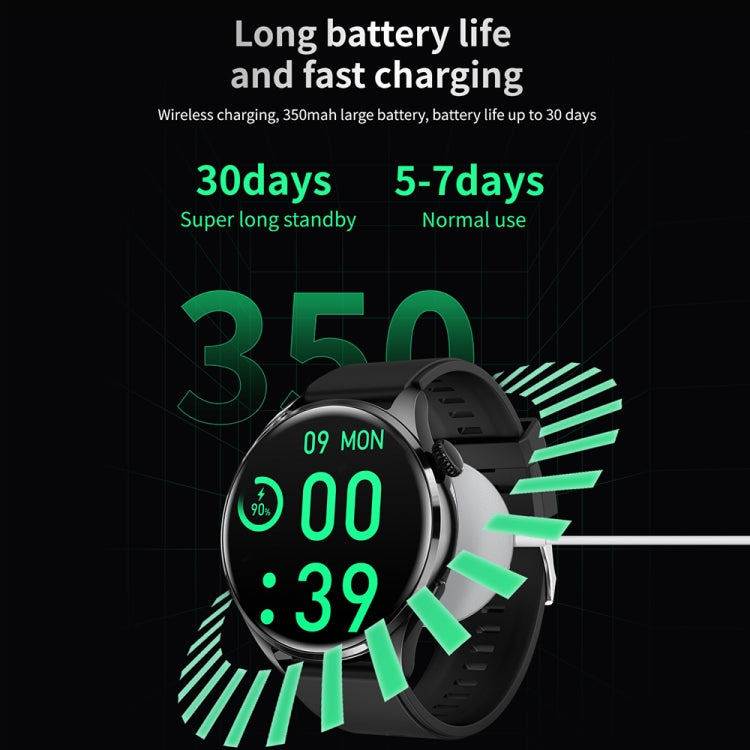 TM05 Pro Smart Bracelet, 1.46 inch Leather Band IP67 Waterproof Smart Watch, Bluetooth Call / Heart Rate / Blood Pressure / Blood Oxygen(Black) - Smart Watches by PMC TechLife | Online Shopping South Africa | PMC TechLife | Buy Now Pay Later Mobicred