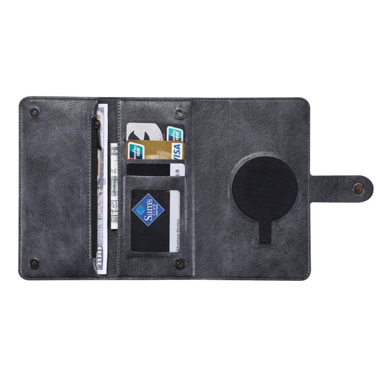 For Samsung Galaxy S23 FE 5G ViLi GV Series MagSafe Magnetic Zipper Leather Phone Case(Black) - Galaxy S23 FE 5G Cases by ViLi | Online Shopping South Africa | PMC TechLife | Buy Now Pay Later Mobicred
