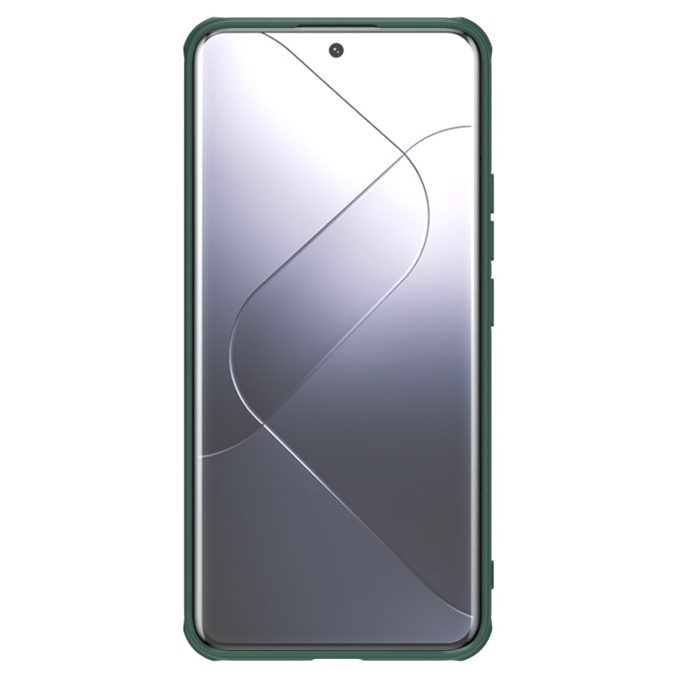For Xiaomi 14 Pro NILLKIN Black Mirror Prop CD Texture Mirror MagSafe Magnetic Phone Case(Green) - 14 Pro Cases by NILLKIN | Online Shopping South Africa | PMC TechLife | Buy Now Pay Later Mobicred
