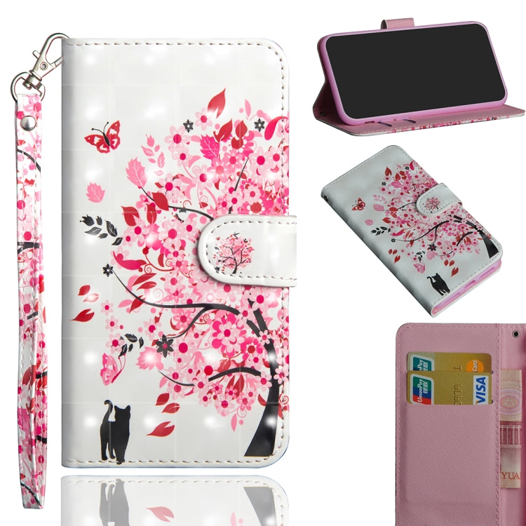 For Samsung Galaxy A81 / Note 10 Lite 3D Painting Pattern Horizontal Flip TPU + PU Leather Case with Holder & Card Slots & Wallet(Cat Under The Tree) - free shipping - PMC TechLife - Order now!