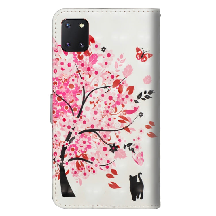 For Samsung Galaxy A81 / Note 10 Lite 3D Painting Pattern Horizontal Flip TPU + PU Leather Case with Holder & Card Slots & Wallet(Cat Under The Tree) - free shipping - PMC TechLife - Order now!
