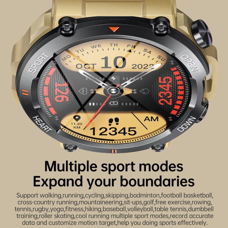 K56 Pro 1.39 inch Smart Steel Strap Wristband Support Heart Rate Monitoring / Blood Pressure Monitoring(Black Three Strains) - Smart Wristbands by PMC TechLife | Online Shopping South Africa | PMC TechLife | Buy Now Pay Later Mobicred