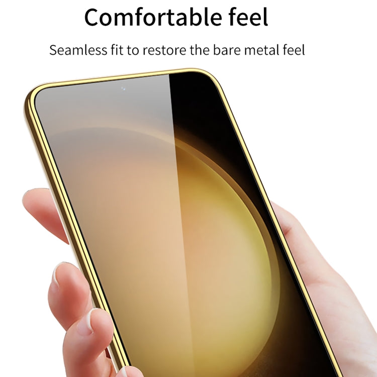 For Samsung Galaxy S24+ 5G GKK Plating Soft TPU + Leather Full Coverage Phone Case without Pen(Carbon Fibre) - Galaxy S24+ 5G Cases by GKK | Online Shopping South Africa | PMC TechLife | Buy Now Pay Later Mobicred