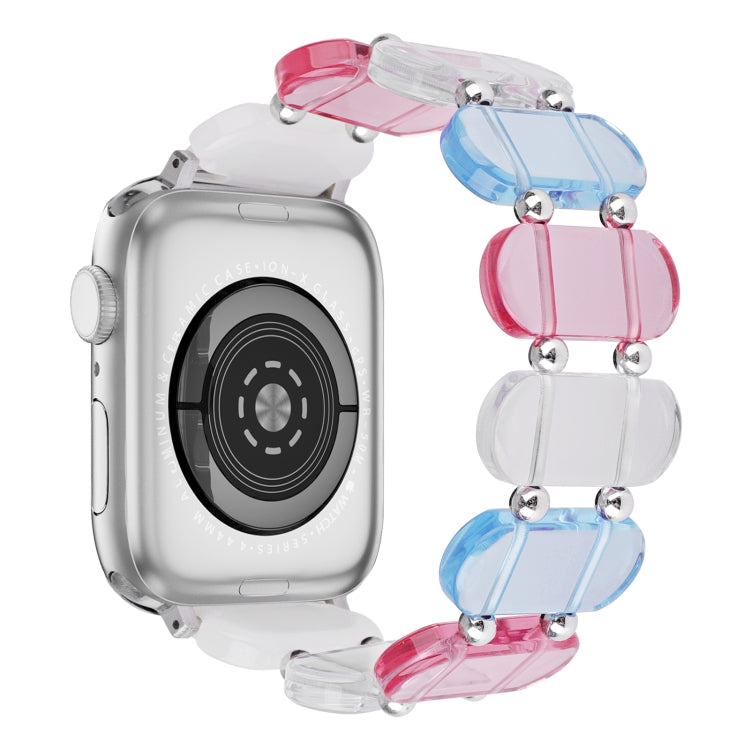 For Apple Watch Series 7 45mm Stretch Resin Watch Band(Colorful) - free shipping - PMC TechLife - Order now!