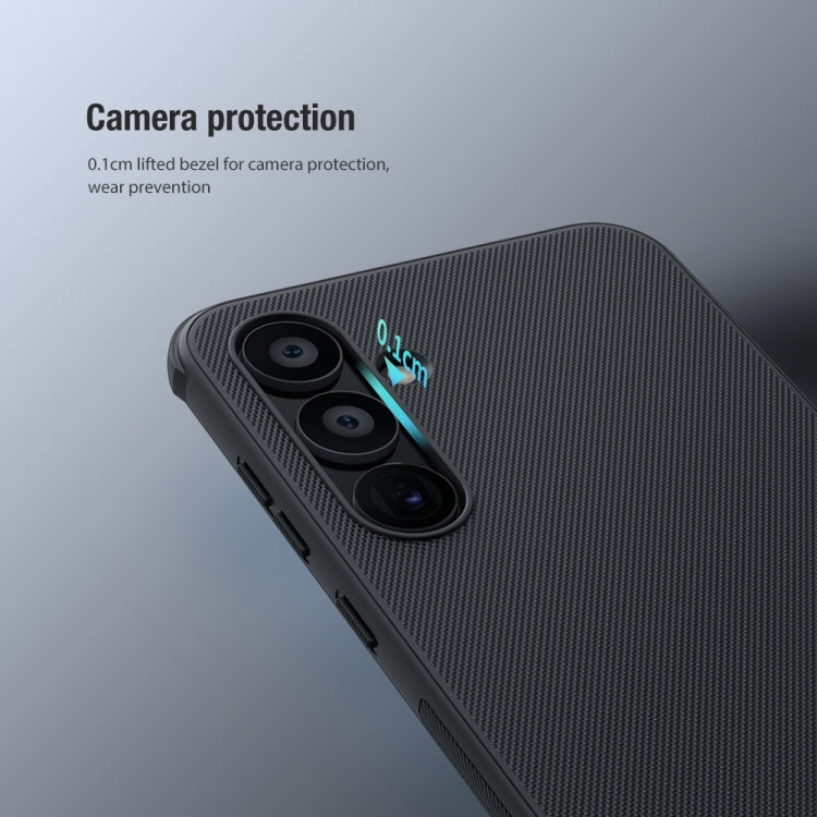 For Samsung Galaxy A55 NILLKIN Frosted Shield Pro PC + TPU Phone Case(Black) - Galaxy Phone Cases by NILLKIN | Online Shopping South Africa | PMC TechLife | Buy Now Pay Later Mobicred