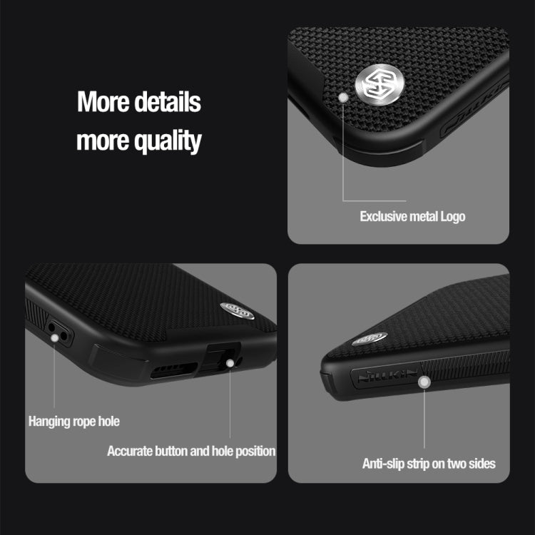For Xiaomi 14 Pro NILLKIN Textured Prop Lens Protection Holder Nylon Phone Case(Black) - 14 Pro Cases by NILLKIN | Online Shopping South Africa | PMC TechLife | Buy Now Pay Later Mobicred