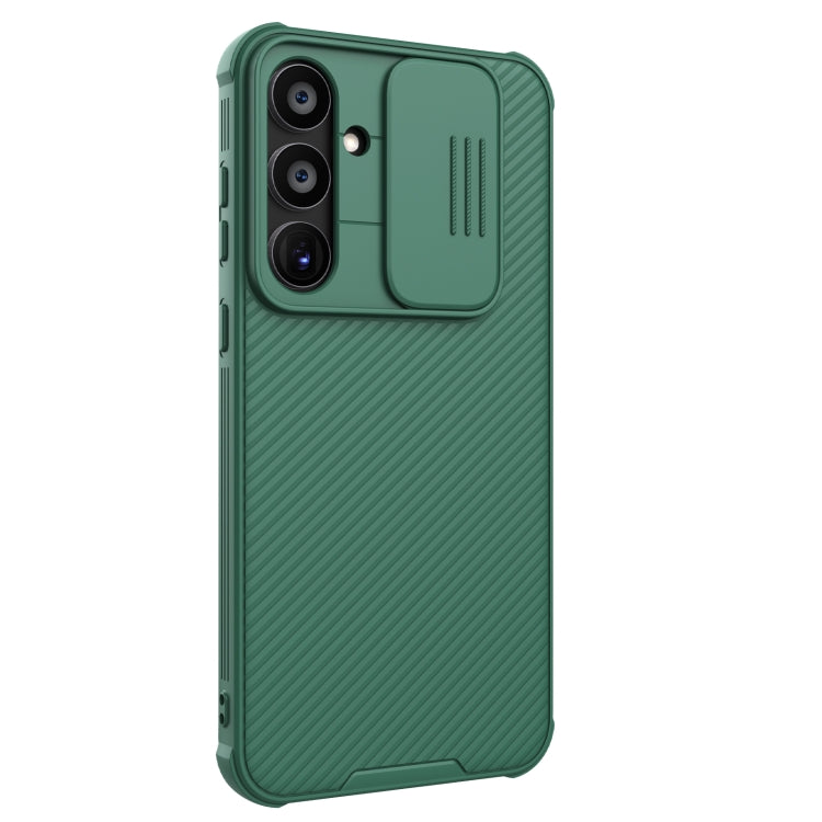 For Samsung Galaxy A55 NILLKIN Black Mirror Pro Series Camshield PC Phone Case(Green) - free shipping - PMC TechLife - Order now!