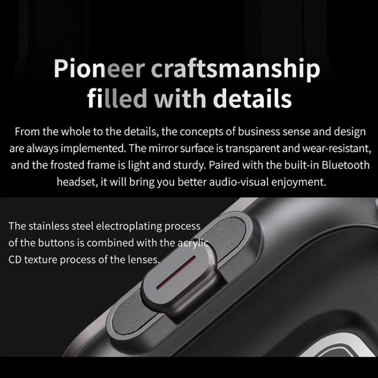 D8 2.01 inch 2 in 1 Bluetooth Earphone Silicone Band Smart Watch, Support Health Monitoring / NFC(Black) - free shipping - PMC TechLife - Order now!