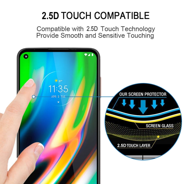 For Motorola Moto G9 Plus Full Glue Full Screen Tempered Glass Film - free shipping - PMC TechLife - Order now!