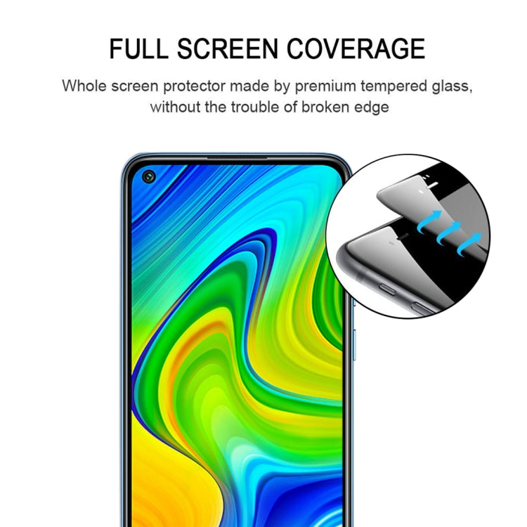 For Xiaomi Redmi Note 9 Global Full Glue Full Screen Tempered Glass Film -  by PMC TechLife | Online Shopping South Africa | PMC TechLife | Buy Now Pay Later Mobicred