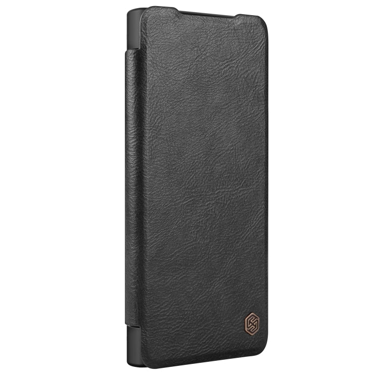For Samsung Galaxy S24+ 5G NILLKIN Qin Prop Series Flip Camera Cover Design Leather Phone Case(Black) - free shipping - PMC TechLife - Order now!