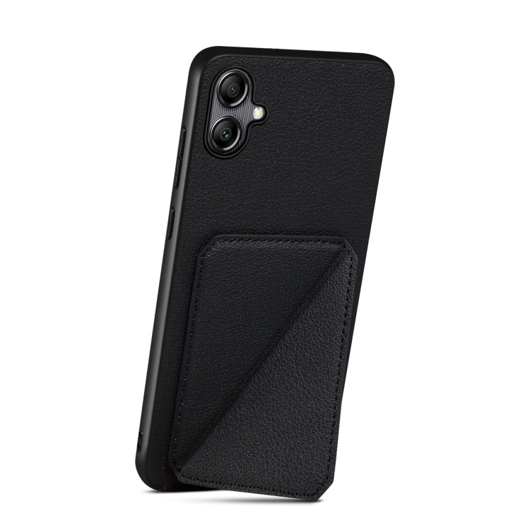 For Samsung Galaxy S23 FE 5G Denior Imitation Calf Leather Back Phone Case with Holder(Black) - free shipping - PMC TechLife - Order now!