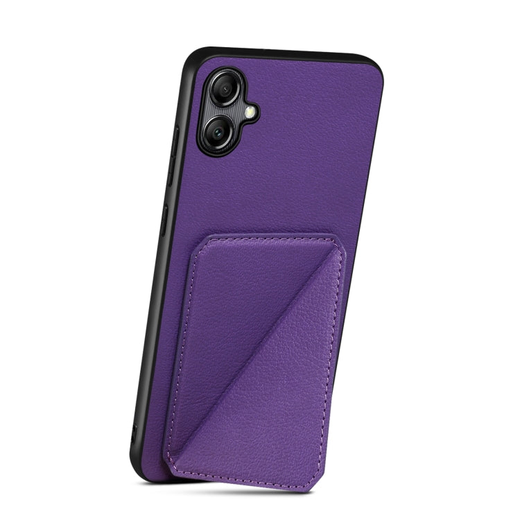 For Samsung Galaxy S23 Ultra 5G Denior Imitation Calf Leather Back Phone Case with Holder(Purple) - free shipping - PMC TechLife - Order now!