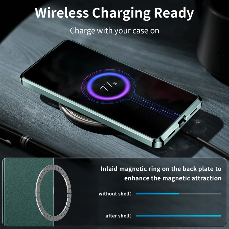 For Samsung Galaxy S24 Ultra 5G MagSafe Magnetic Plain Metal Phone Case(Green) - free shipping - PMC TechLife - Order now!