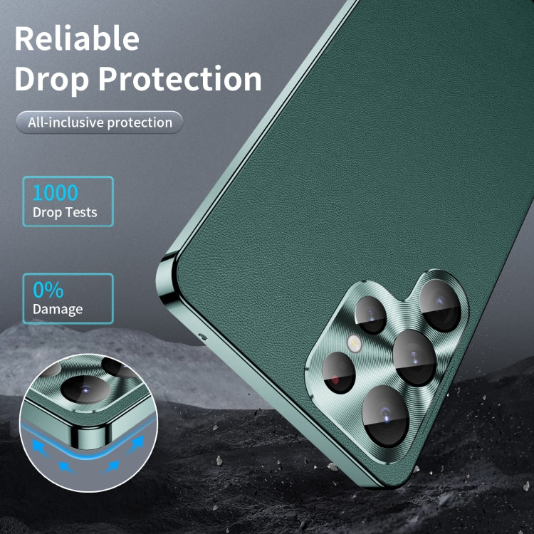 For Samsung Galaxy S24 Ultra 5G MagSafe Magnetic Plain Metal Phone Case(Green) - free shipping - PMC TechLife - Order now!