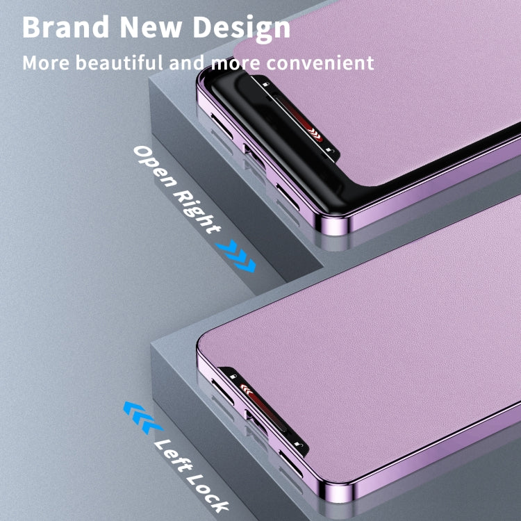For Samsung Galaxy S24 Ultra 5G MagSafe Magnetic Plain Metal Phone Case(Purple) - Galaxy S24 Ultra 5G Cases by PMC TechLife | Online Shopping South Africa | PMC TechLife