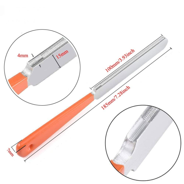 Guitar Neck Measuring Ruler Guitar Sharpening File Guitar Neck Notch Ruler Fret Polishing Pad - free shipping - PMC TechLife - Order now!