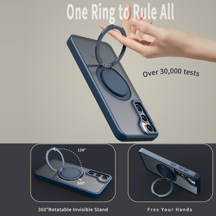 For Samsung Galaxy S23+ 5G 360-degree Rotating MagSafe Magnetic Holder Phone Case(Navy Blue) - free shipping - PMC TechLife - Order now!