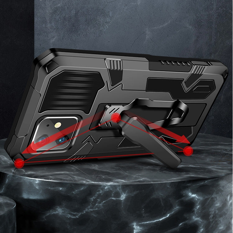 For iPhone 8 & 7 Machine Armor Warrior Shockproof PC + TPU Protective Case(Black) - More iPhone Cases by NILLKIN | Online Shopping South Africa | PMC TechLife