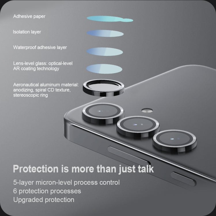 For Samsung Galaxy S24+ 5G NILLKIN Color Mirror Series Lens Film - For Samsung by NILLKIN | Online Shopping South Africa | PMC TechLife | Buy Now Pay Later Mobicred